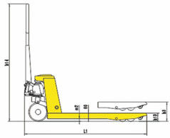 Ciężka 5-cio kilowa hydrauliczna rękojeść Lekka rama do wózków widłowych dostawca