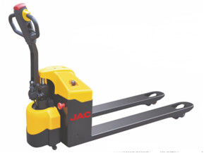 Czerwony / żółty Semi Electric Pallet Truck 2 ton o dużej wydajności dostawca